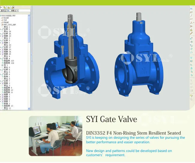 ANSI Class 125 Gate Valve Picture