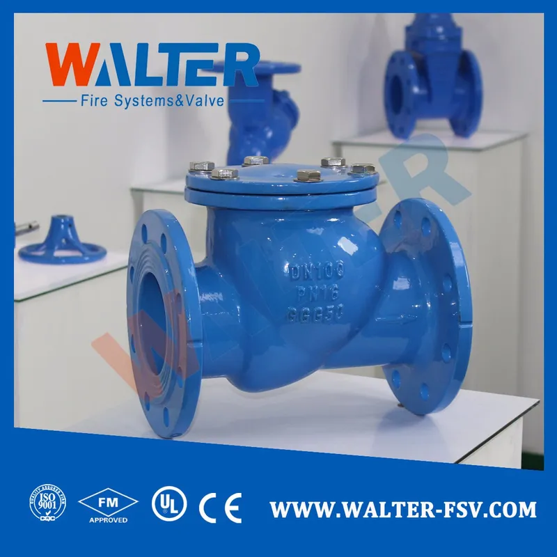 Swing Single Disc Rubber Soft Seal Flange Check Valve