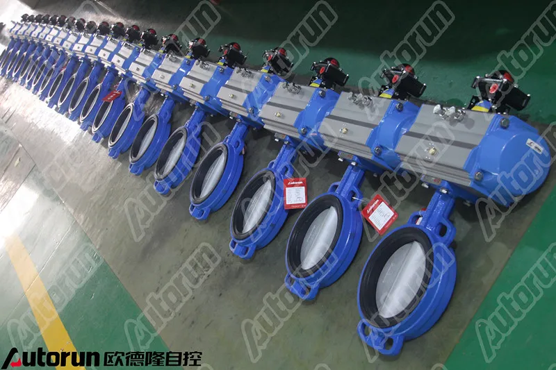 Wafer Soft/Hard Sealing Pneumatic Butterfly Valve