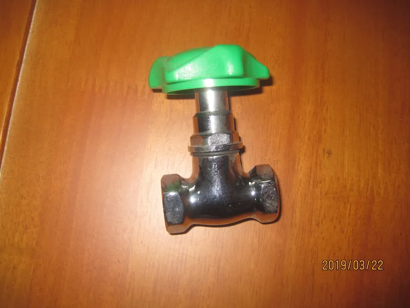 Forged Brass Stop Valve with Iron Wheel, Bronze Stop Valve