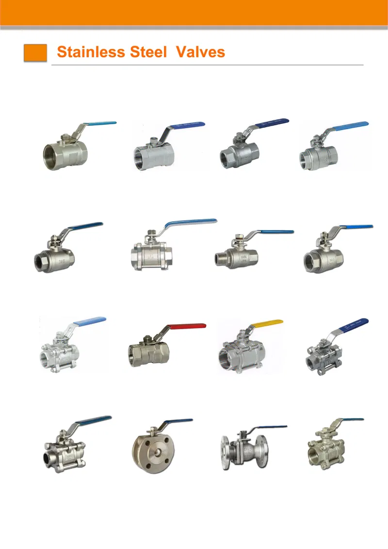 Stainless Steel Threaded Ball Valve/3PC Ball Valve