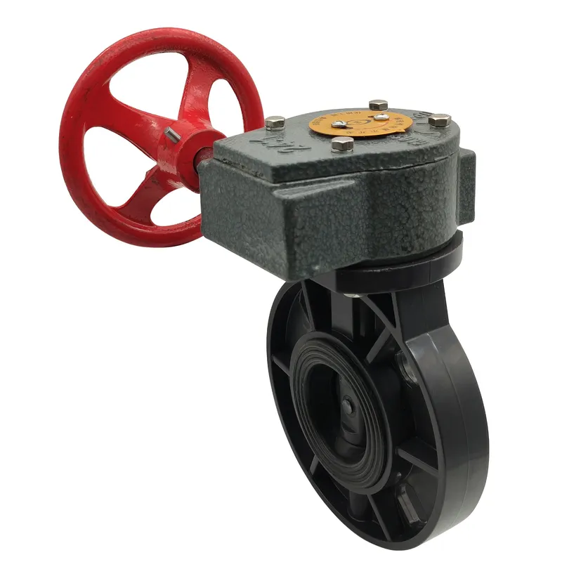 Motorized EPDM Seat PVC Butterfly Valve