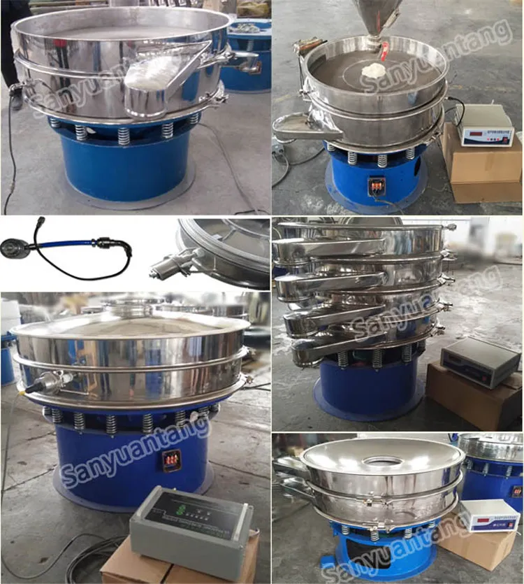 Sanyuantang Rotary Ultrasonic Vibrating Screen with Vibrating Screen Motor