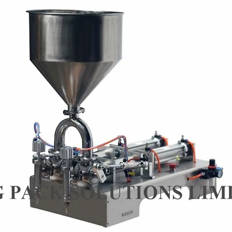 Semi Automatic Pastes Liquid Sauce Butter Ketchup Filling Machine