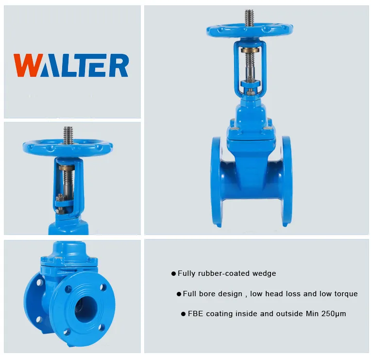 DIN F5 Rising Stem Gate Valve for Water