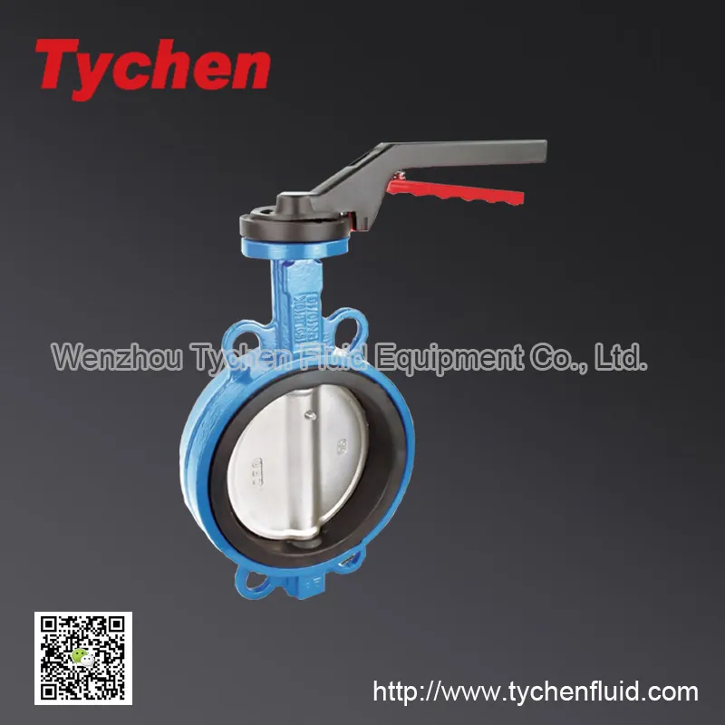 Wafer EPDM Seat Casting Butterfly Valve with Handle Operation