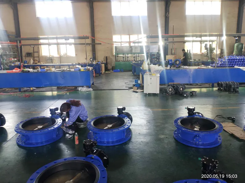 EPDM/NBR/PTFE Seat Wafer Butterfly Valve