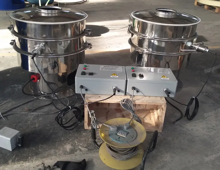 Sanyuantang Rotary Ultrasonic Vibrating Screen with Vibrating Screen Motor