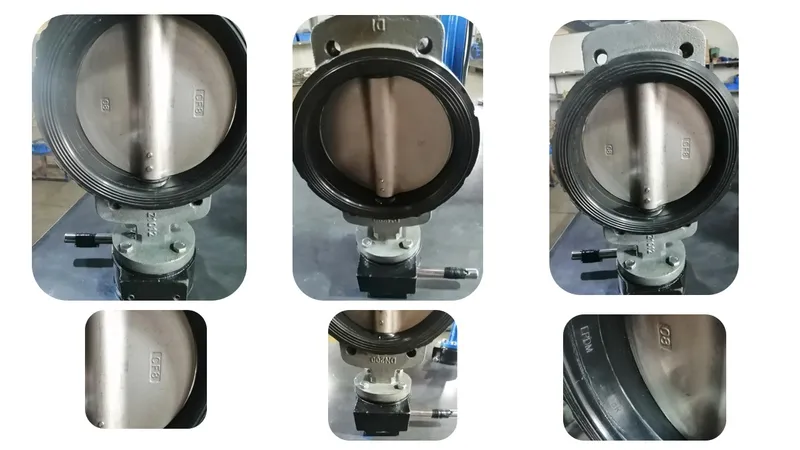 Pn16 DN200 EPDM Seat Di Semi-Lug Butterfly Valve