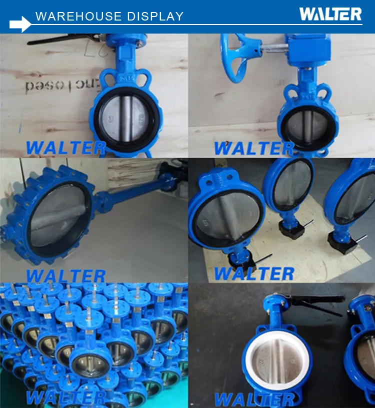 Hand Operated Wafer Connected Butterfly Valves