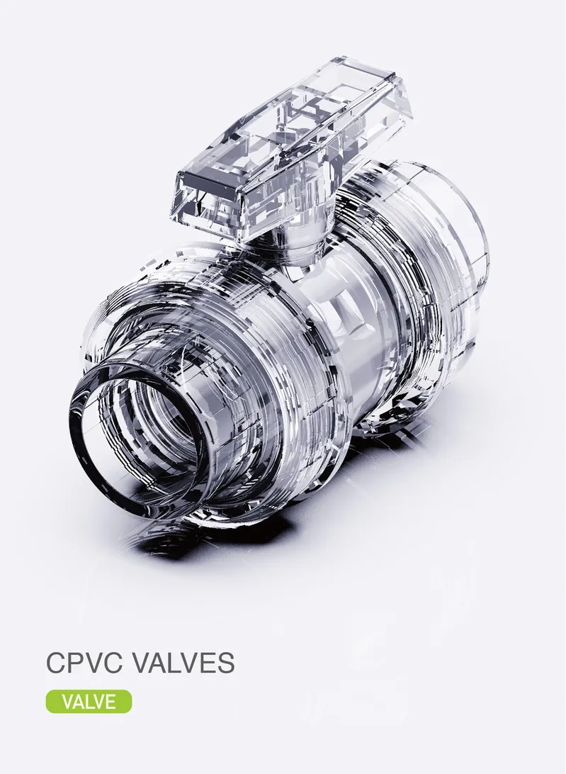 NSF Certificated CPVC Single Union Spring Check Valve