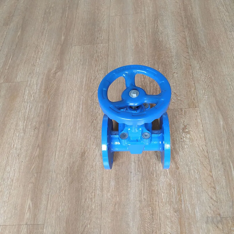 DIN3202 Squared Nut Cast Iron Resilient Seat F5 Gate Valve