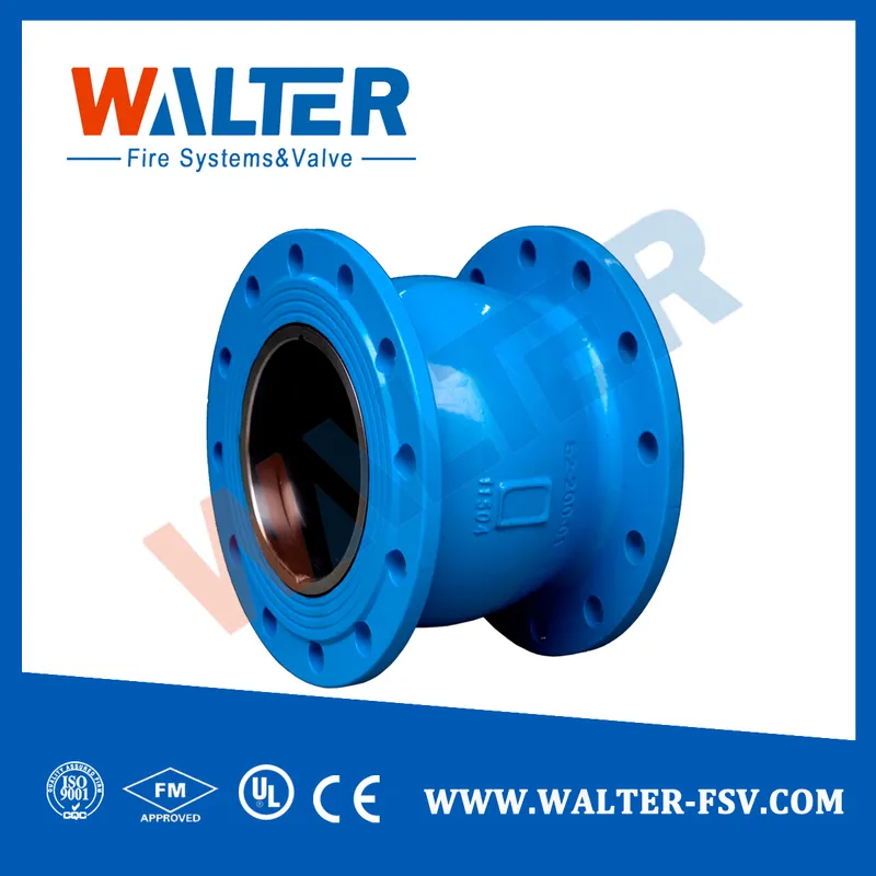 Cast/Ductile Ion Silent One-Way Check Valve