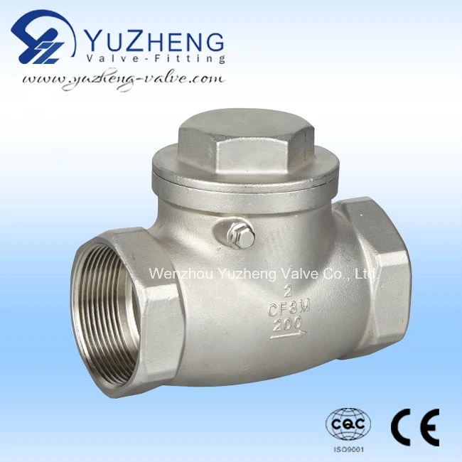 1/4"-2" Non-Return Ss Swing Check Valve