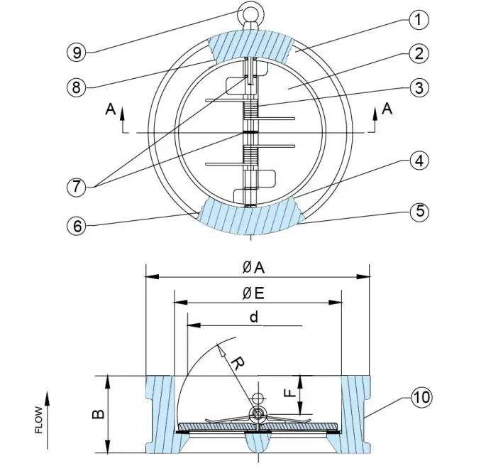 High Quality Cast Steel Stop Check Valve