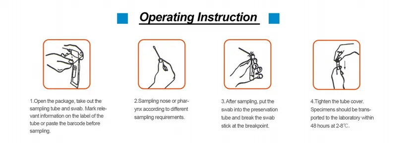 Sampling Throat Swab, Viral Transport System Vtm General Throat Swab