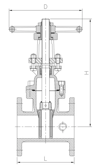 China Valves Manufacturer UL/FM Approved Flange Ends Non-Rising Stem Gate Valve