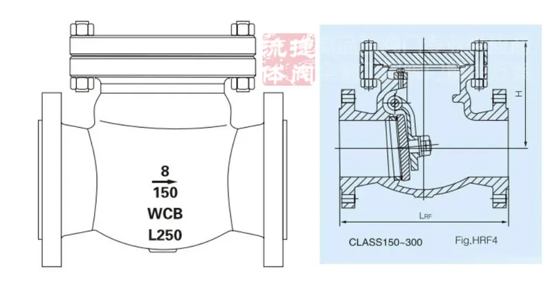 API Cast Steel Non Return Valve