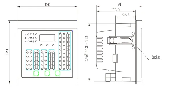 Yidek High Quality Rractive Compensation Controller for Cylindrical Capacitor