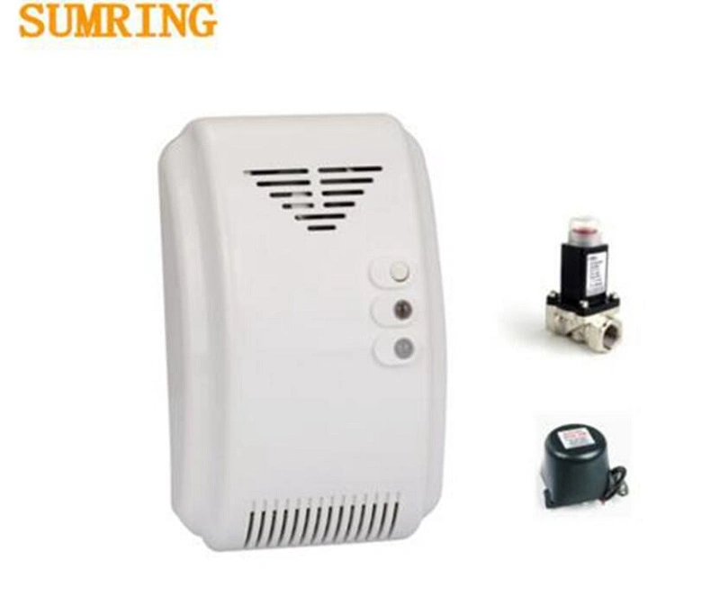 Manufacturing Best Sell LPG Gas Detector Alarm with Shut-off Valve