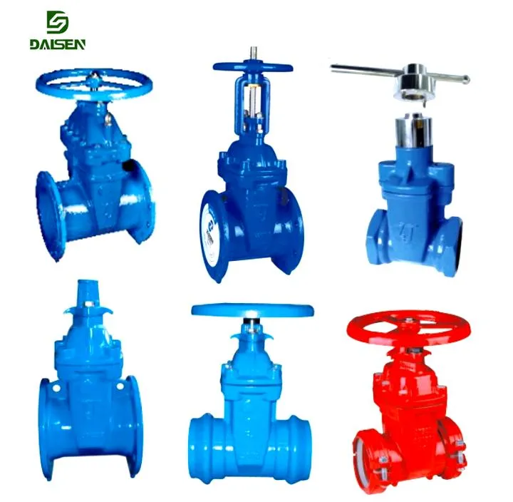 Ductile Iron Resilient Seated Sluice Valve Pn10/16 Gate Valves