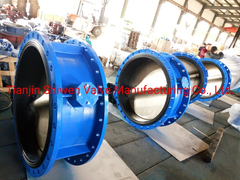 Ductile Iron/Wcb/CF8 Flange Type Butterfly Valve with EPDM/PTFE Seat