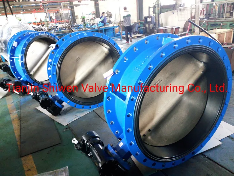 Ductile Iron/Wcb/CF8 Flange Type Butterfly Valve with EPDM/PTFE Seat