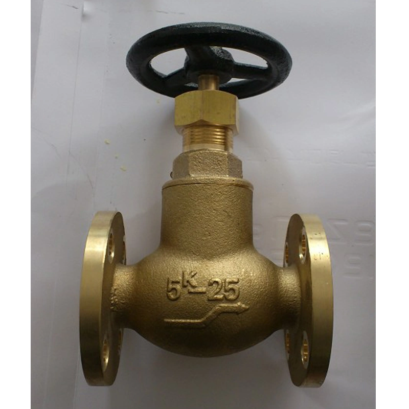 JIS 5K Marine Bronze Globe Valve Water Valve Nrv Shut off Valve Worcester Valves