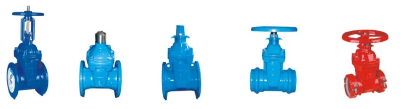 Pressure Valve Pn10/16 Rising Stem Resilient Seat Gate Valve