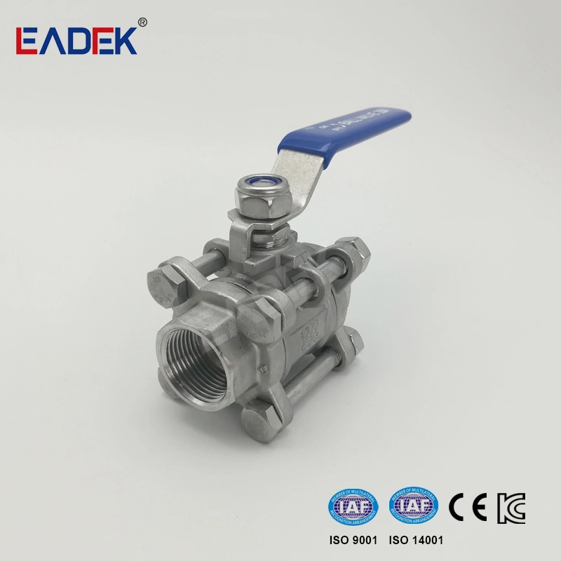 Ss Stainless Steel Threaded Ball Valve 1000wog