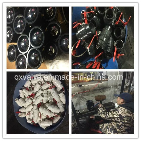 PVC Two Pieces Ball Valve Pn16/Pn10 2PCS Ball Valve