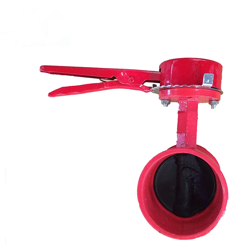 ANSI 150 Metal Handles Grooved Butterfly Valve