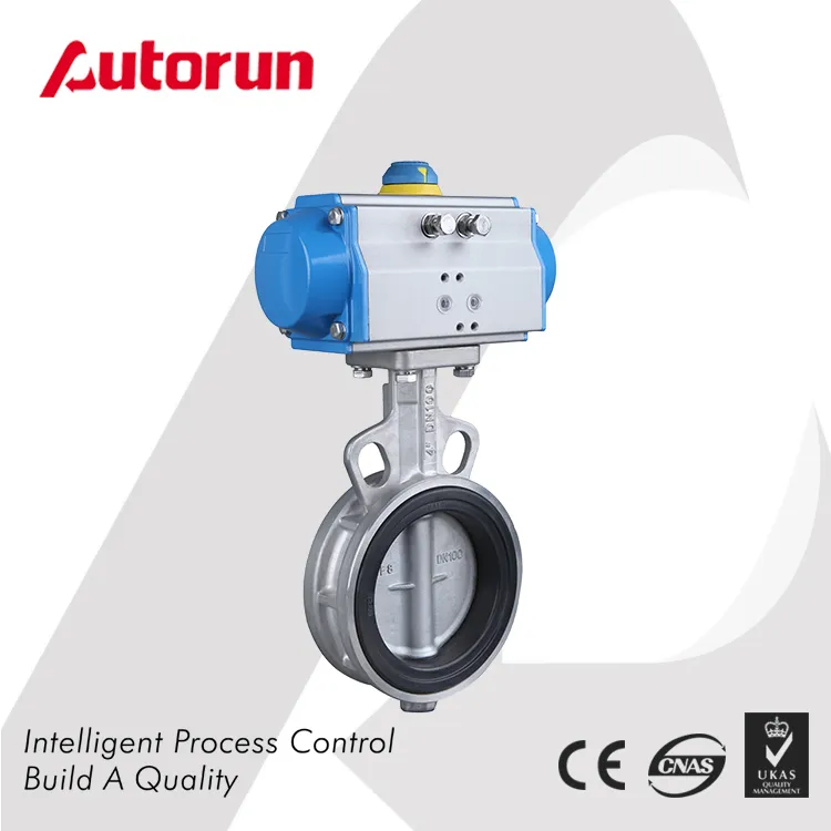 Pneumatic Wafer Butterfly Valve