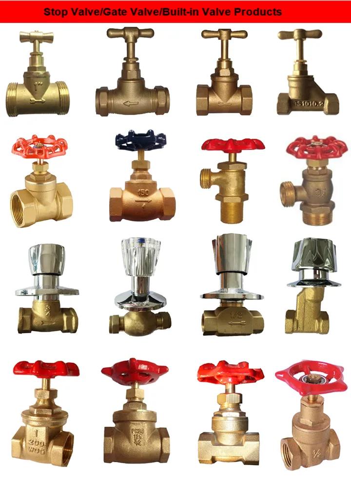 Bronze Stop Valve with Plastic Handle as-Ws008