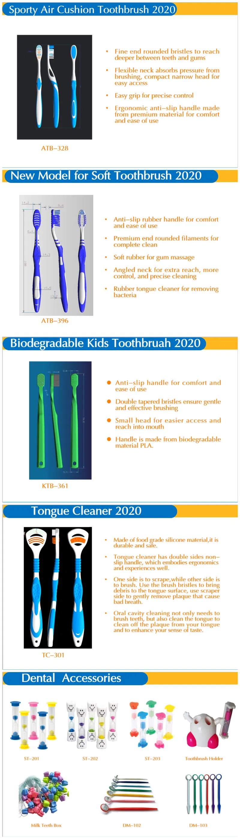 Tongue Brush and Tongue Cleaner