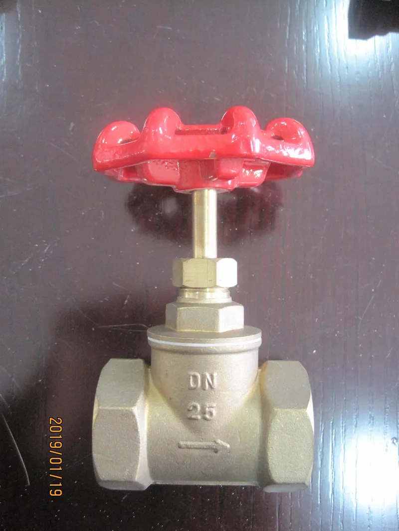 Forged Brass Stop Valve with Iron Wheel, Bronze Stop Valve