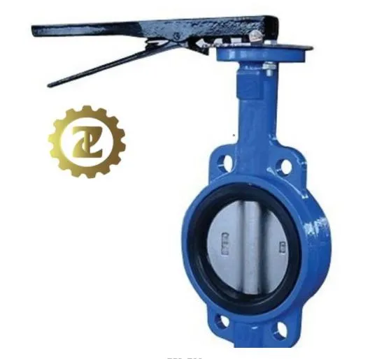 Lever Handle NBR EPDM Seated Semi-Lug Butterfly Valve