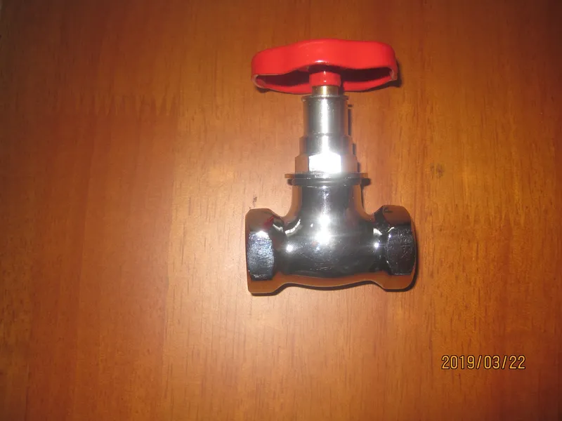 Forged Brass Stop Valve with Iron Wheel, Bronze Stop Valve