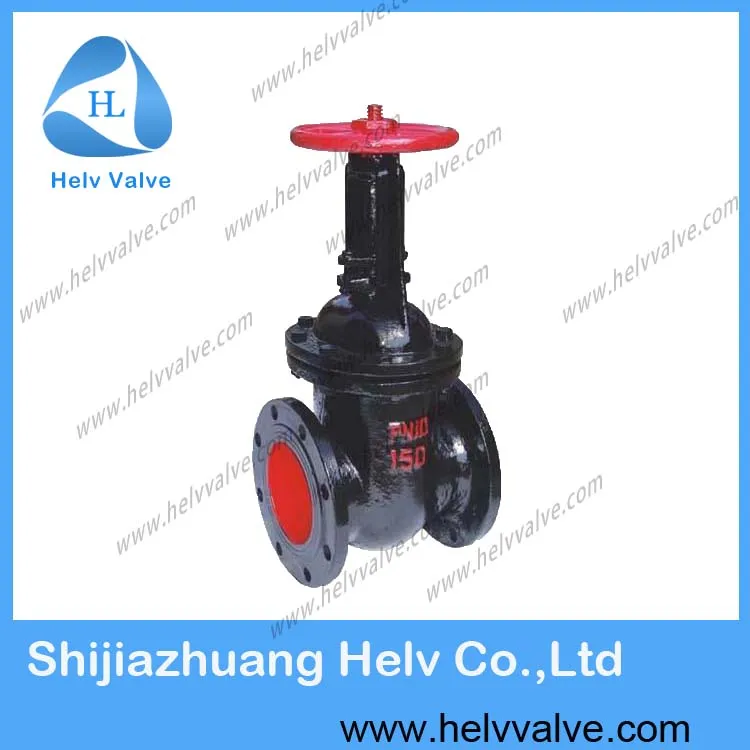 DN100 Pn16 Wcb Rising Stem Gate Valve