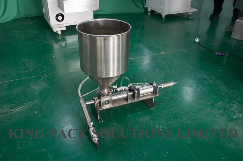 Semi Automatic Pastes Liquid Sauce Butter Ketchup Filling Machine