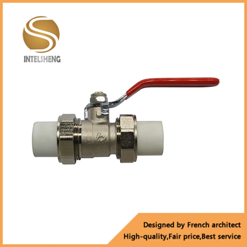 PPR Brass Ball Valve with Hot Melt Ball Valve