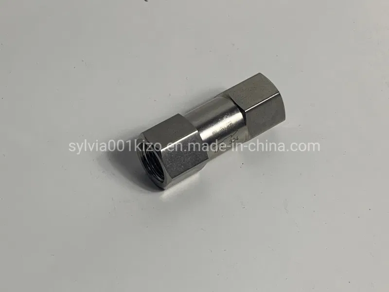 1/2" NPT Male Threaded Non Return Stainless Steel Check Valve