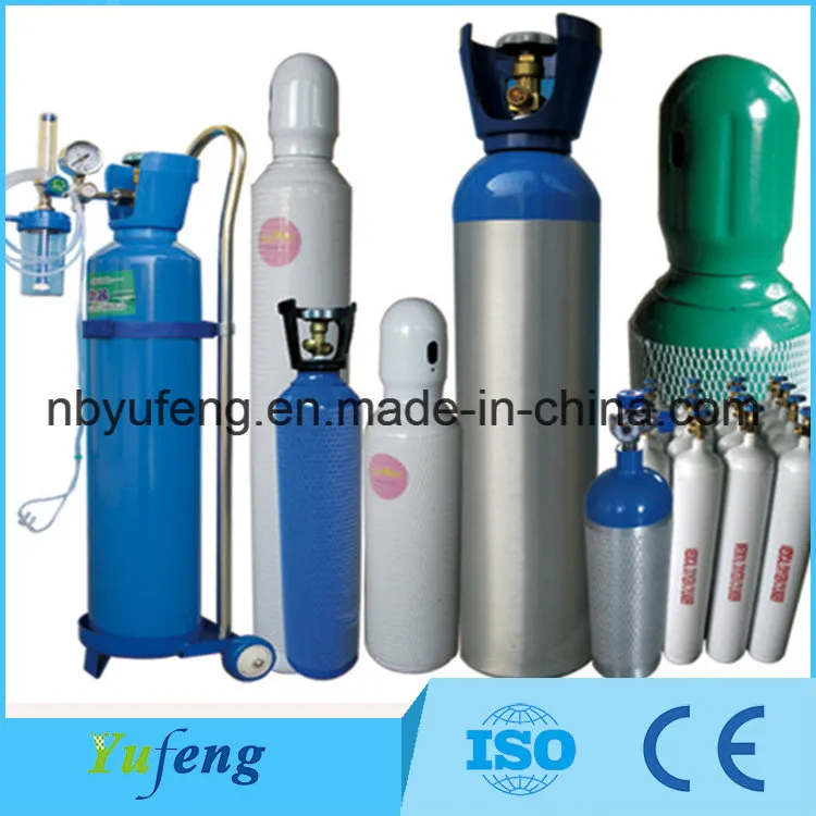 10L Oxygen Steel Cylinder with Valves and Caps