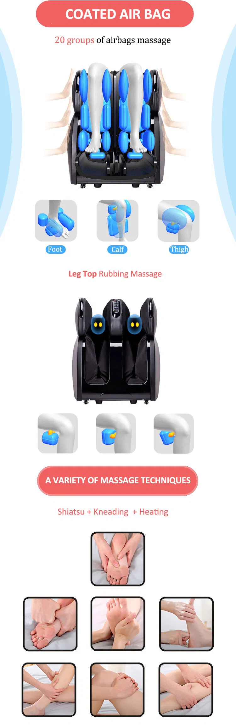 Best Selling Rollers Foot Massager for Foot Calf SPA