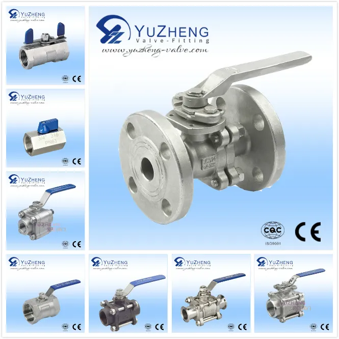 Dn15~Dn100 Stainless Steel 2PC Pn63 Flanged Ball Valve