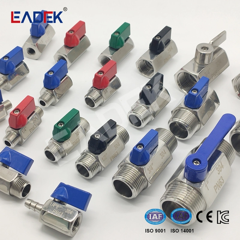 Ss Male Threaded Mini Stainless Steel Valve Manufacturer