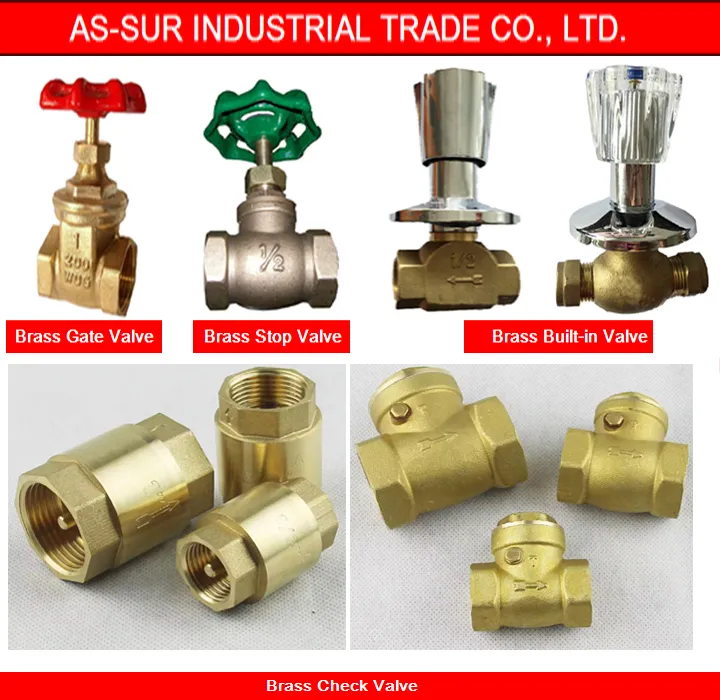 Bronze Stop Valve with Plastic Handle as-Ws008