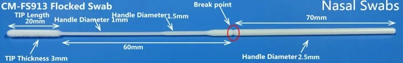 Vtm Sampling Kit with Nasopharyngeal Throat Swab or Throat Swab