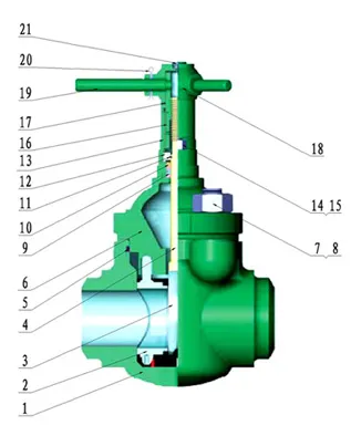 API 6A Flanged Connection Demco Mud Gate Valve