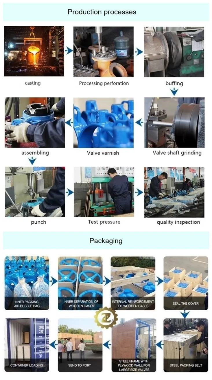 Concentric Flange Butterfly Valve with EPDM Seat